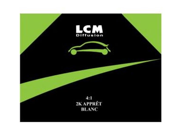 Apprêt 2K LCM 4:1 gris, noir, blanc 3,5 L