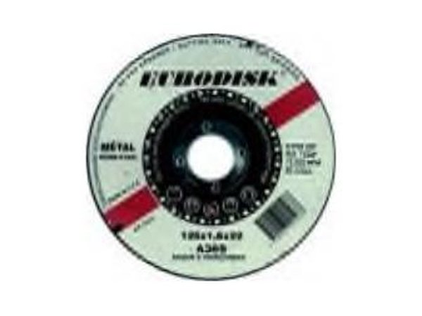 Disques fins métal Eurodisk DTFM35P A36S 125 mm