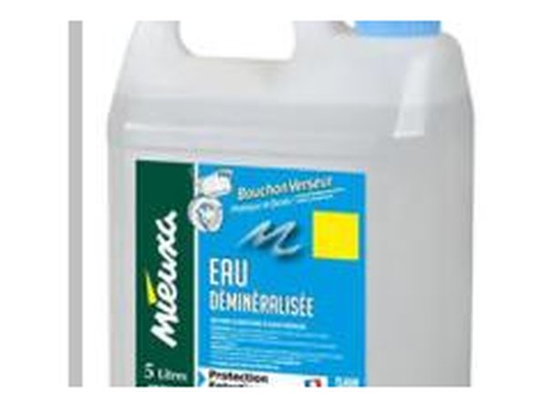Eau déminéralisée bidon de 5 L