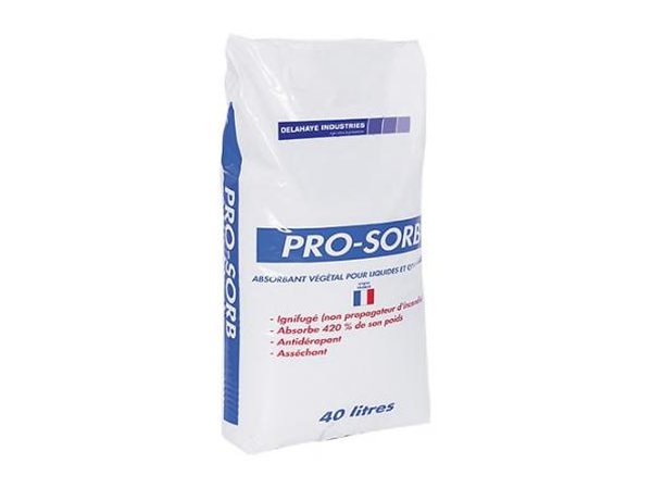 Granulé absorbant tous liquides bois résineux 40 L