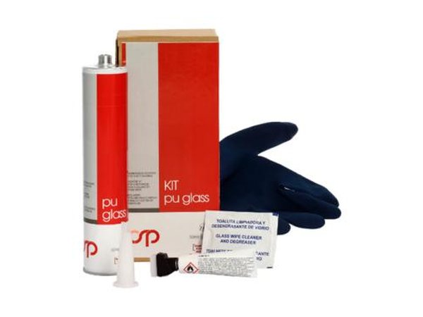 Kit PU Glass joint colle d'étanchéité pare-brise noir 310 ml