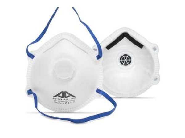 Masques FFP2 à usage unique avec valve (boîte de 10)