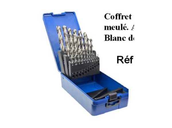 Valise de 170 forets TSX 1 à 10 mm