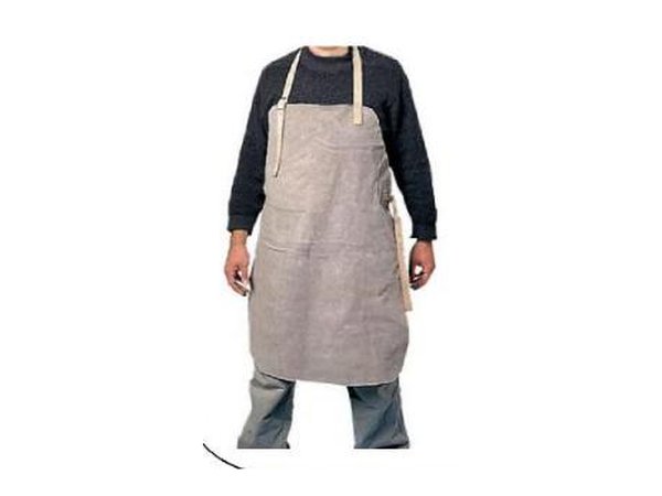 Vêtements de soudeur cuir : tablier, manches, guêtres